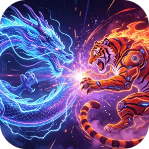 Neon Dragon & Tiger