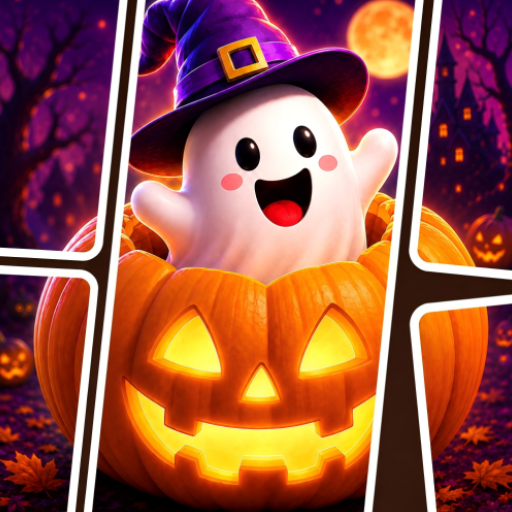 Halloween Jigcard-Puzzle Game