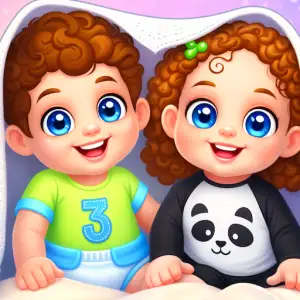 Cute Newborn Twins Care